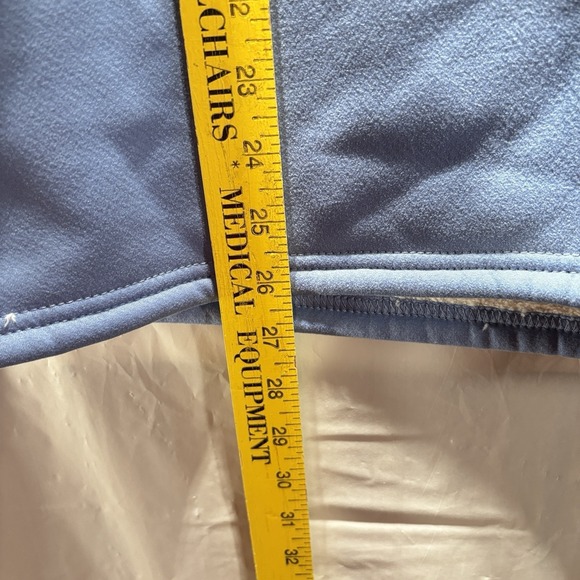 Unbranded Long Sleeve Fleece Lined Pullover Outdoors Shirt XL Woman's Blue - Picture 6 of 9